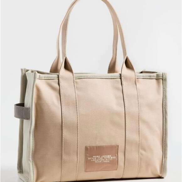 Marc Jacobs The Tote Bag Large - Beige Colourblock - Picture 9 of 11